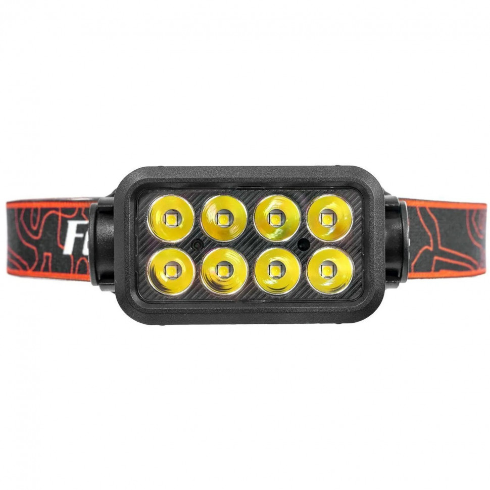 Фонарь налобный FOCUSray 1300 8 диодов,акку 18650 встр,1200мАН,3,7V  890118