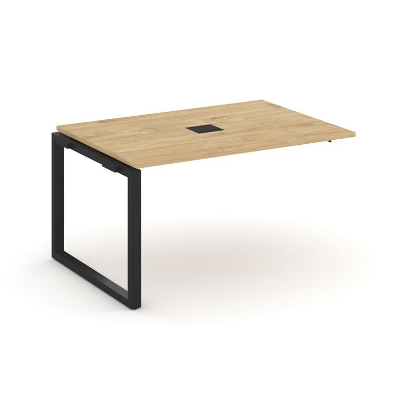 Style Project Проходной наб. элем. перег. стола SN-59O.NSPRG-003 Тиквуд Светлый/Металл Черный 1380*9