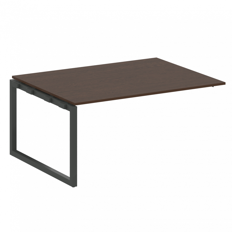 Metal System Quattro Проходной элемент перег. стола на О-образном м/к 50БО.ППРГ-4 Венге Цаво/Металл