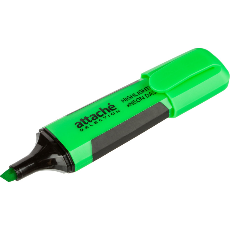 Маркер текстовыделитель Attache Selection Neon Dash 1-5мм зеленый HL7010