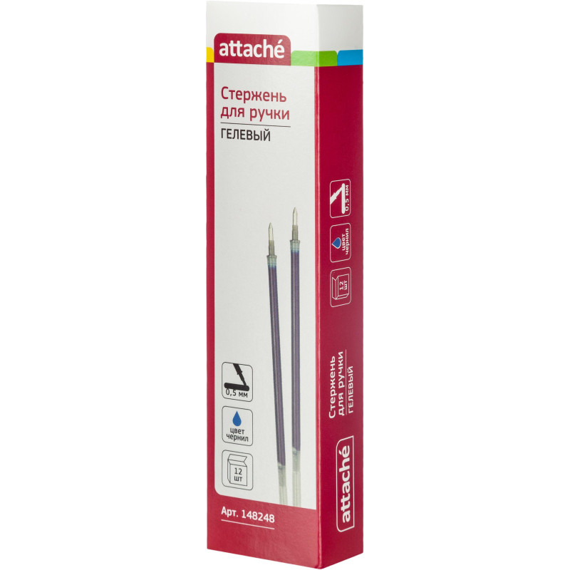 Стержень гелевый 139мм Attache Economy синий 0,5мм Стержень гелевый 139мм Attache Economy синий 0,5мм