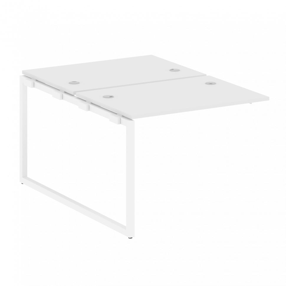 Metal System Quattro Проходной элемент рабочей станции на О-образном м/к 40БО.ПРС-СП-2.1 Белый/Метал Metal System Quattro Проходной элемент рабочей станции на О-образном м/к 40БО.ПРС-СП-2.1 Белый/Метал