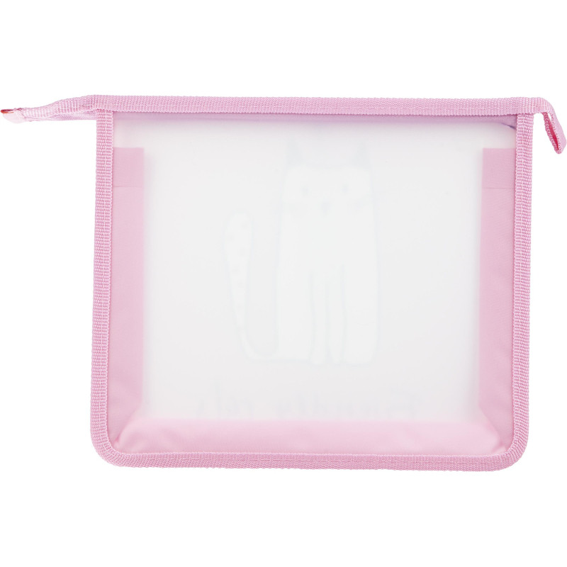 Папка для тетрадей  Friendly cats,А5,на молн., пластик, ПТ-713