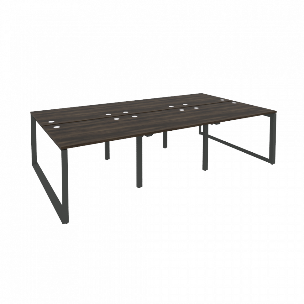 Onix Рабочая станция на О-образном м/к O.MO-D.RS-6.1.8 Дуб Мали/Металл Антрацит 2940*1635*750 Onix Рабочая станция на О-образном м/к O.MO-D.RS-6.1.8 Дуб Мали/Металл Антрацит 2940*1635*750