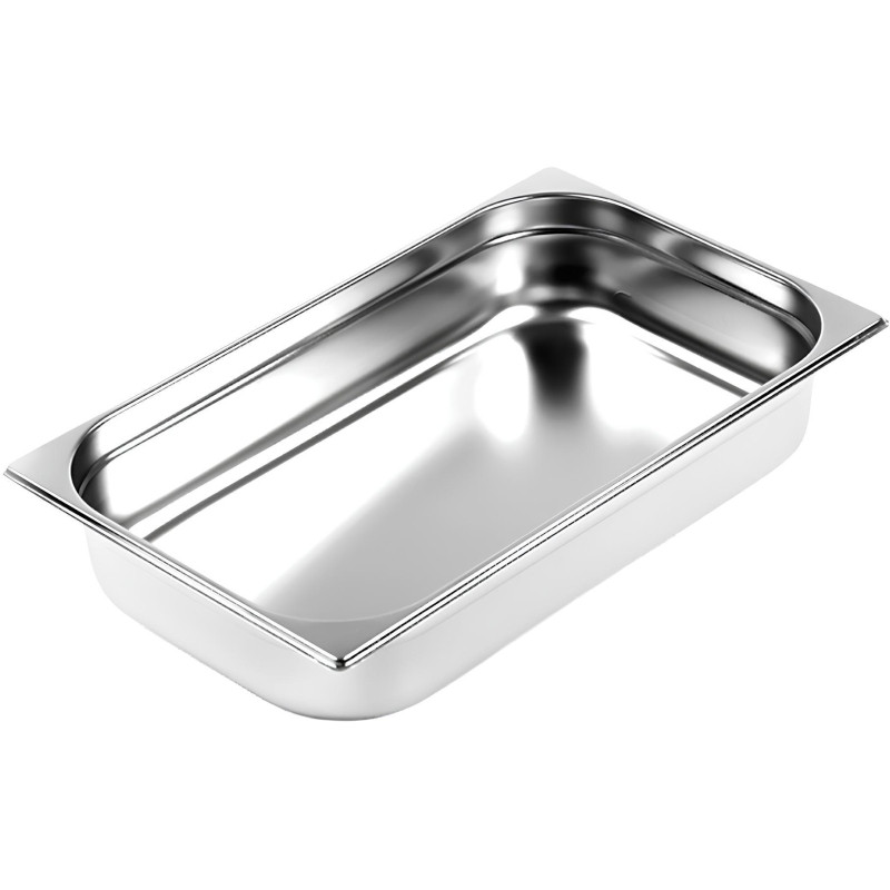 Гастроемкость (1/1x100мм), нерж. сталь AISI201,толщина 0,7 мм,530x325x100мм