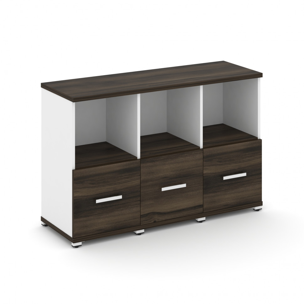 Concept Шкаф 3 узкие секции, 2 ниши CN.STU-231 W Дуб Мали/Белый Бриллиант/Металл Белый 1252*420*818 Concept Шкаф 3 узкие секции, 2 ниши CN.STU-231 W Дуб Мали/Белый Бриллиант/Металл Белый 1252*420*818