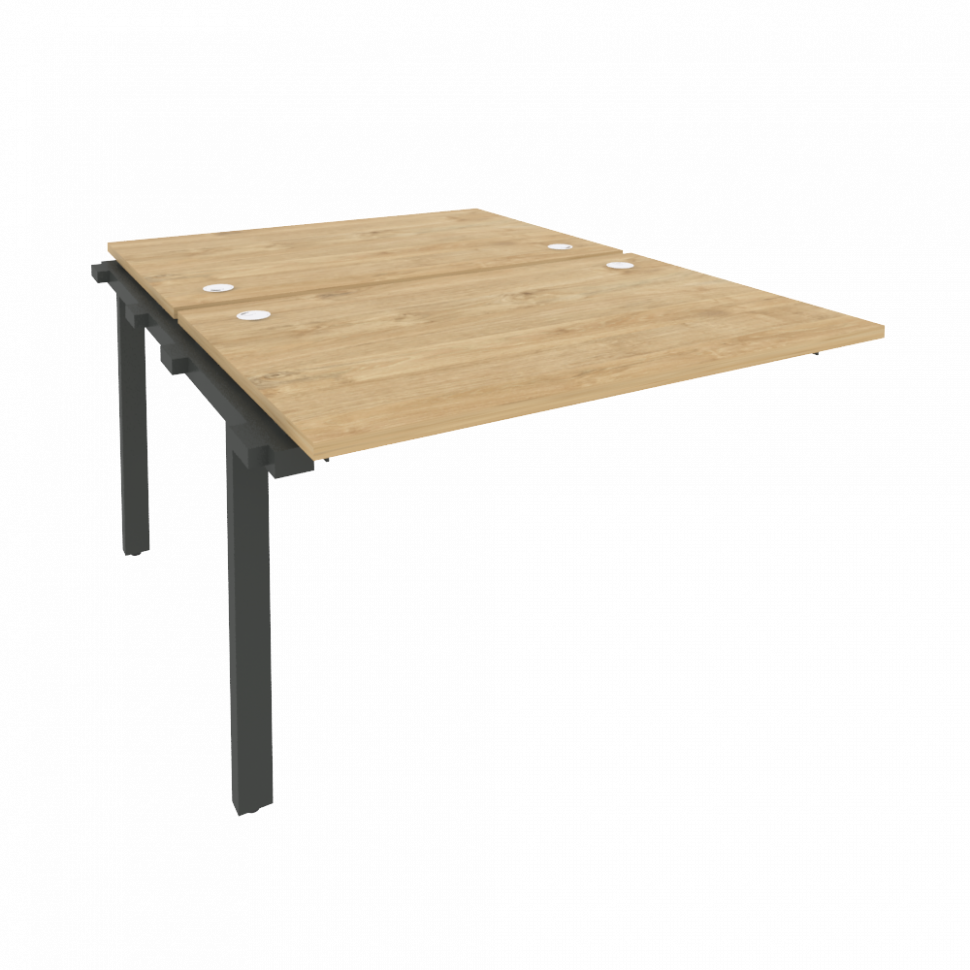 Onix Наборный элемент рабочей станции на м/к O.M-2.NRS-2.8 Тиквуд Светлый/Металл Антрацит 1180*1635*