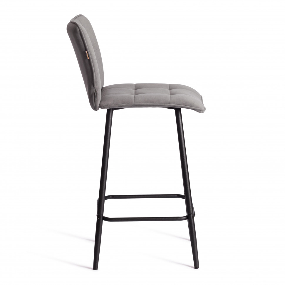 Полубарный стул  Bari/Бари велюр, серый, 29, 42х55х99 см
