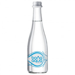 Вода негазированная питьевая BONA AQUA (БонаАква) 0,33 л, стеклянная бутылка, 2418801