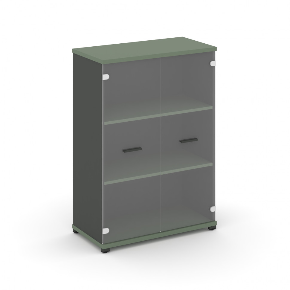 Concept Шкаф 1 широкая секция, 3 ниши CN.STS.E-316 SP A Кобо/Антрацит/Металл Антрацит/Прозрачный 836