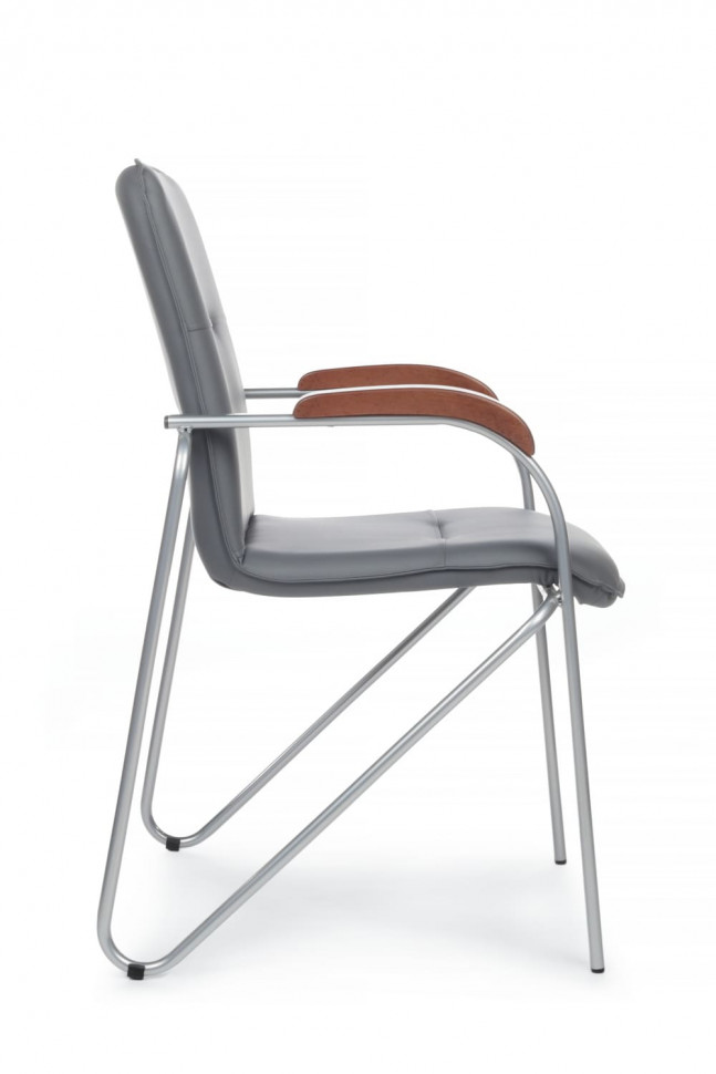 Стул самба с деревянными подлокотниками SMB-02 Серый