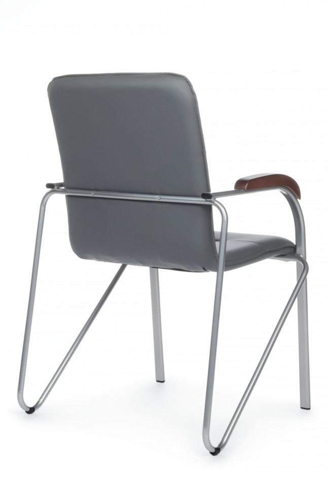 Стул самба с деревянными подлокотниками SMB-02 Серый