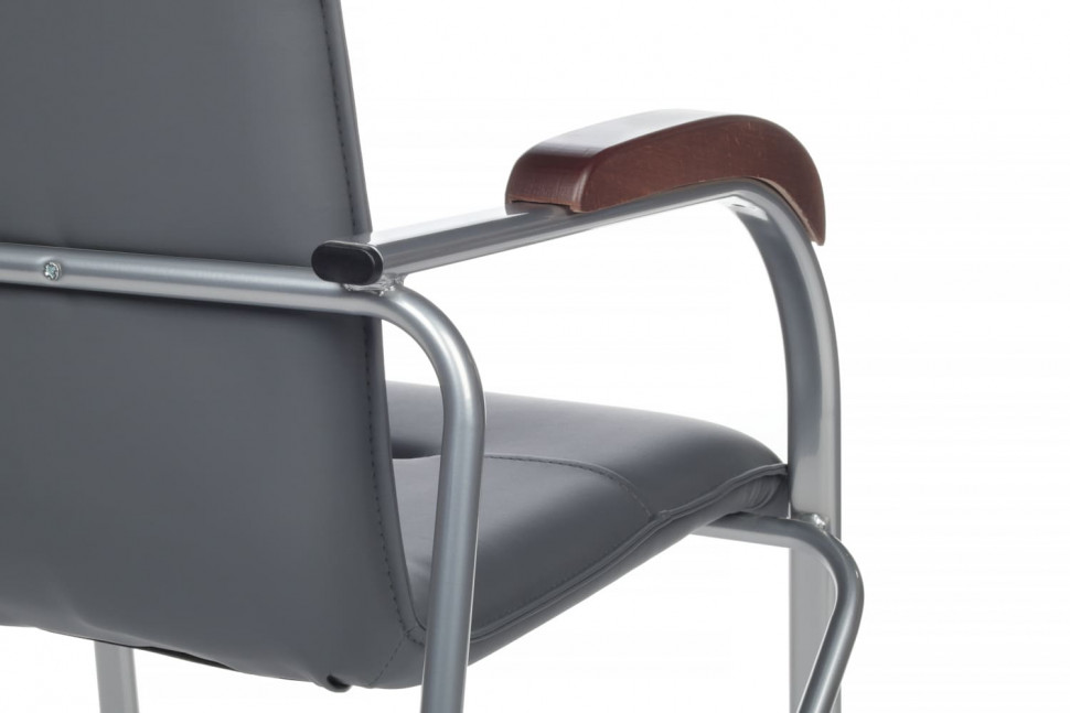 Стул самба с деревянными подлокотниками SMB-02 Серый