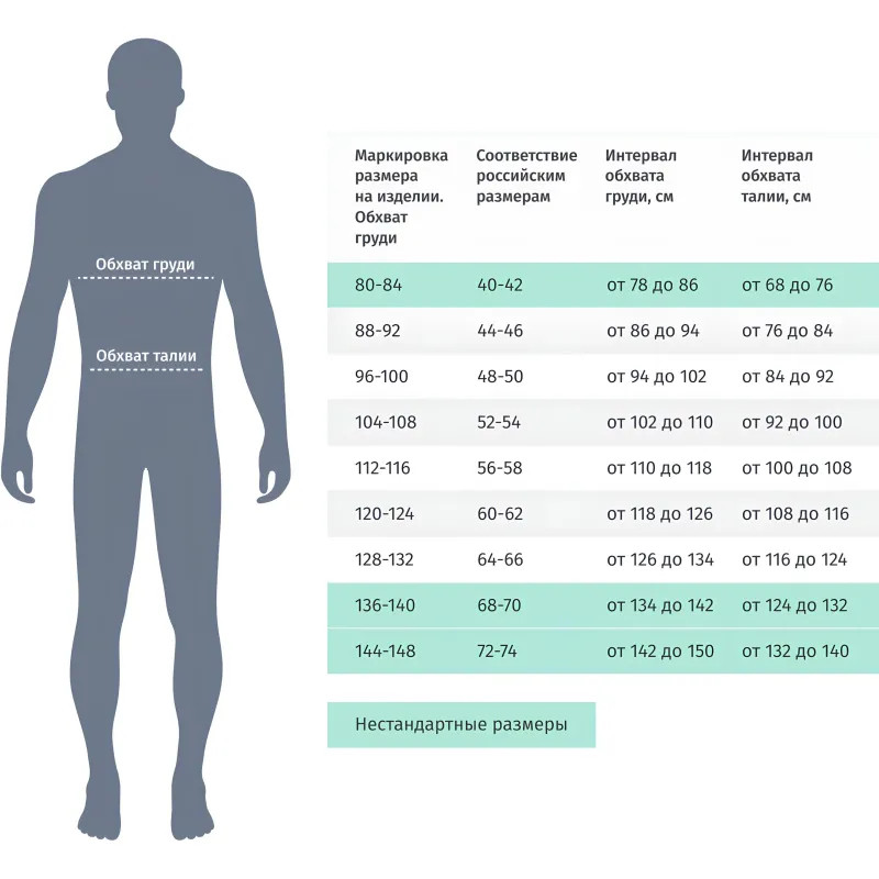 Халат мужской у02-ХЛ синий (р.56-58) 182-188