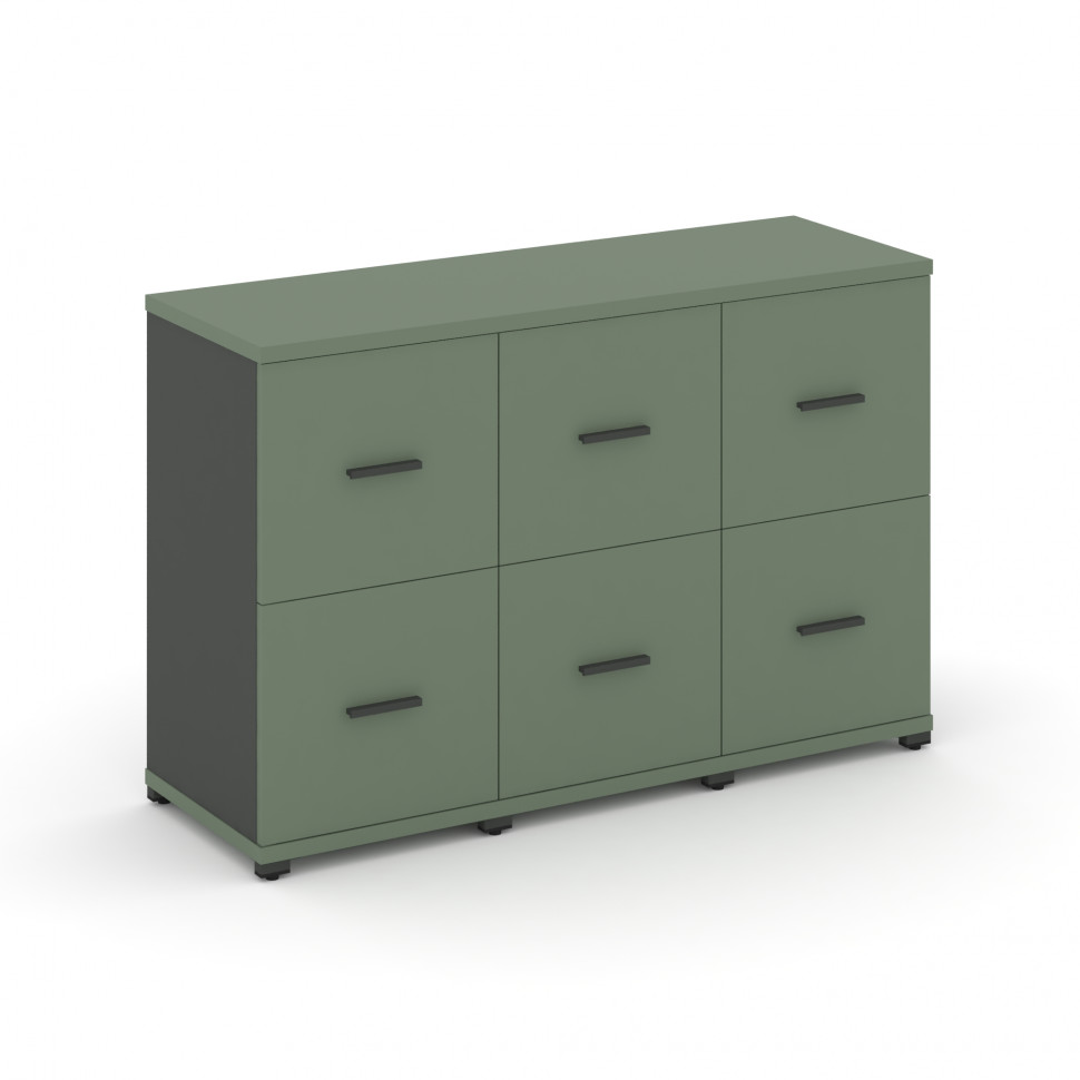 Concept Шкаф 3 узкие секции, 2 ниши CN.STU-232 A Кобо/Антрацит/Металл Антрацит 1252*420*818 Concept Шкаф 3 узкие секции, 2 ниши CN.STU-232 A Кобо/Антрацит/Металл Антрацит 1252*420*818