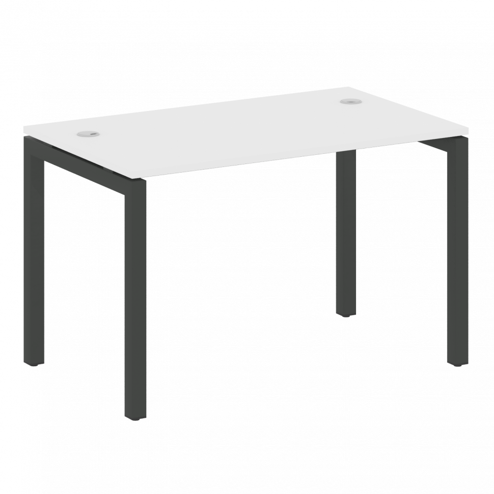 Metal System Quattro Стол письменный на П-образном м/к 50БП.СП-2 Белый/Металл Антрацит 1200*720*750 Metal System Quattro Стол письменный на П-образном м/к 50БП.СП-2 Белый/Металл Антрацит 1200*720*750