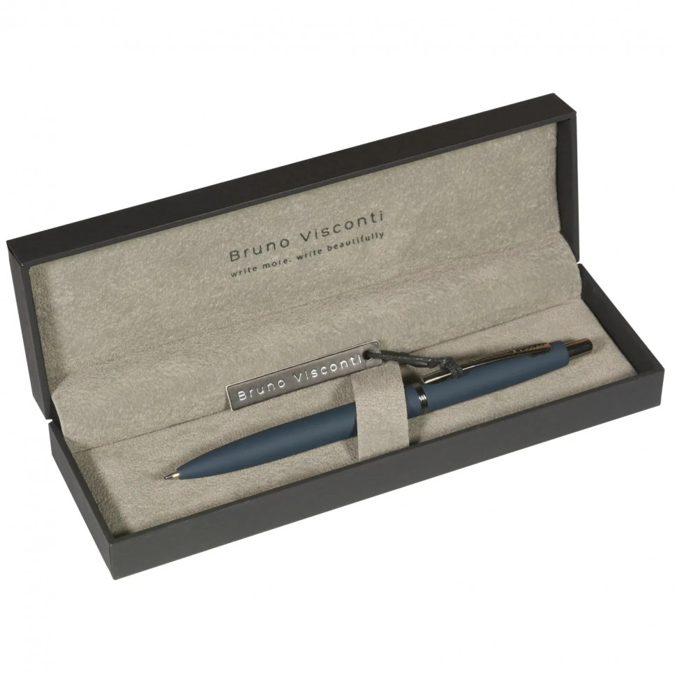 Ручка SAN REMO В SOFT TOUCH ФУТЛЯРЕ 1мм,син корп темно-син 20-0249-04/07