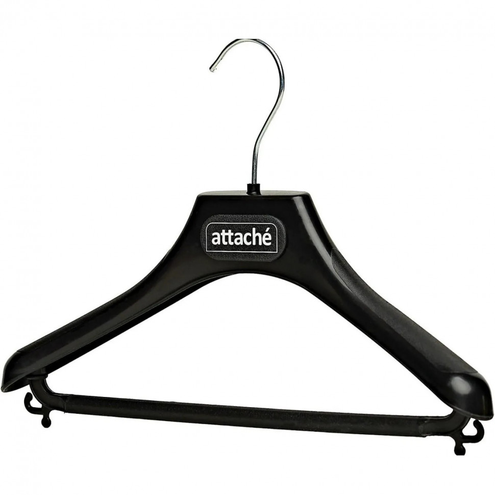 Вешалка-плечики VP_ анатомическая Attache, С022, пласт, чер, р.42-44