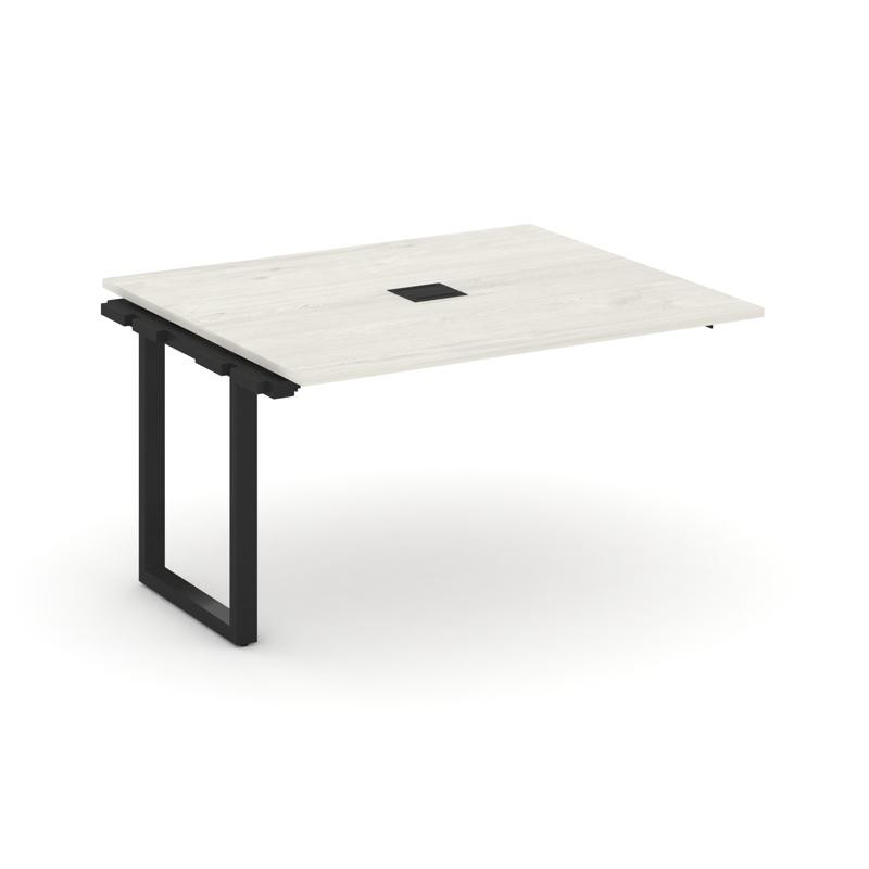 Style Project Проходной наб. элем. перег. стола SN-59O.NSPRG-034 Дуб Наварра/Металл Черный 1580*1180