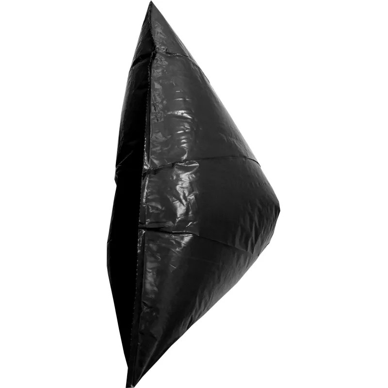 Мешки для мусора ПВД 160л 65мкм 10шт/уп черные 90х120см Luscan_СПБ