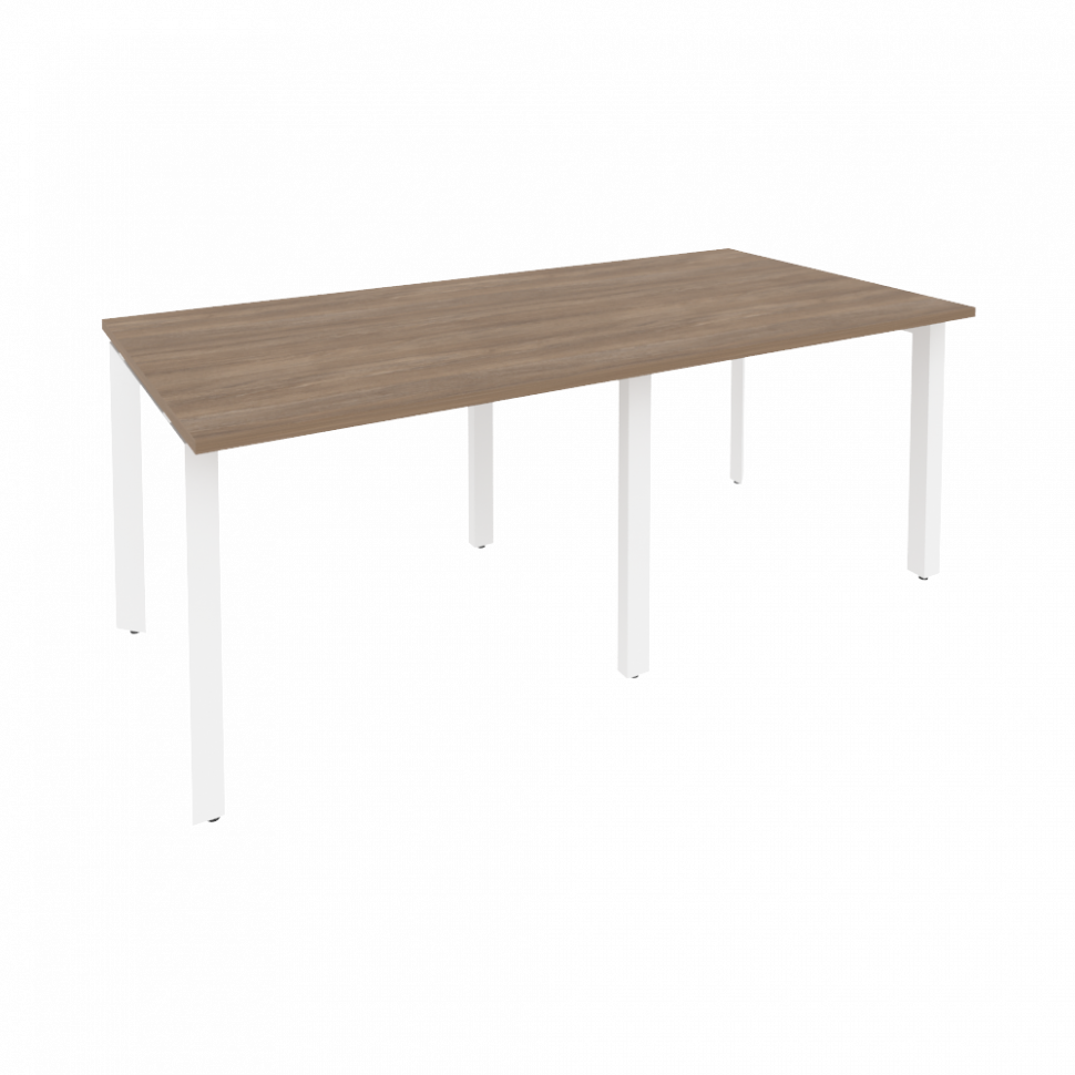 Onix Стол переговорный O.MP-PRG-2.1 Дуб Аризона/Металл Белый 1960*980*750
