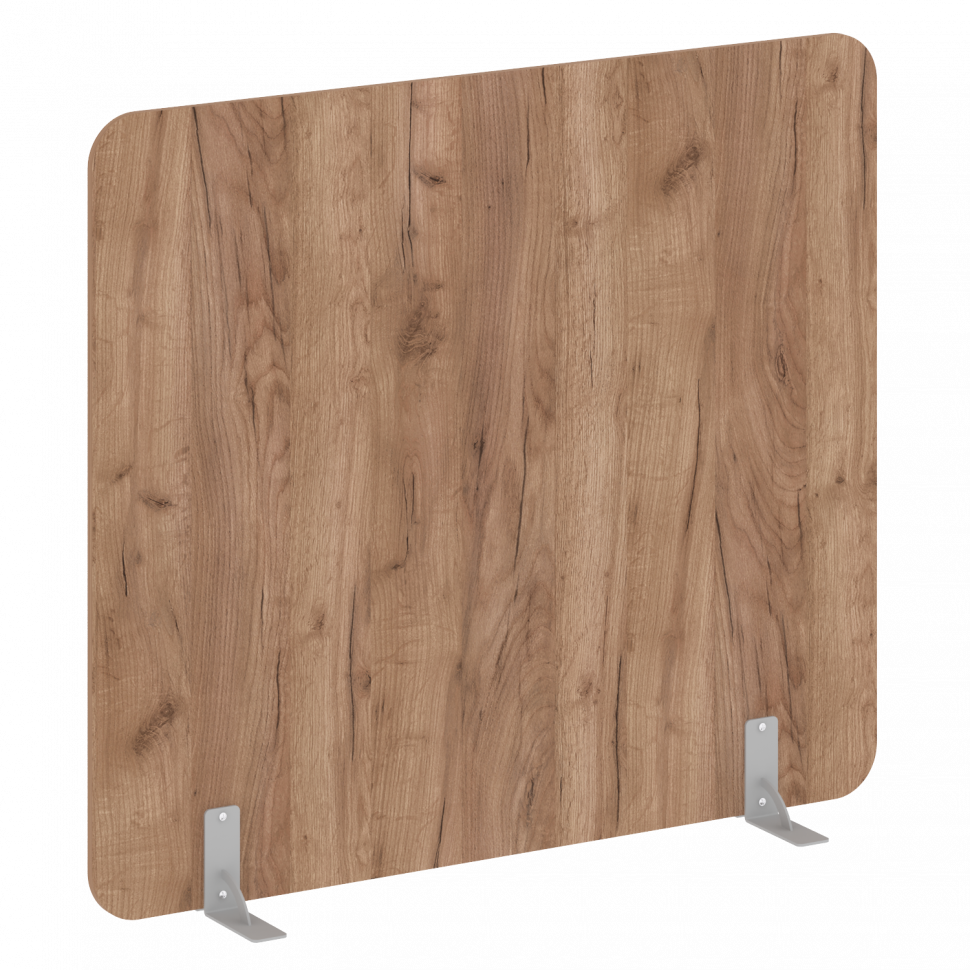 R-line Перегородки на металлических опорах на фетровых подпятниках DP.F-160-140 Дуб Табак/Металл Сер