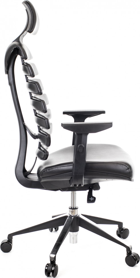 Кресло Everprof Ergo Black (Эрго Блэк) Экокожа Черный