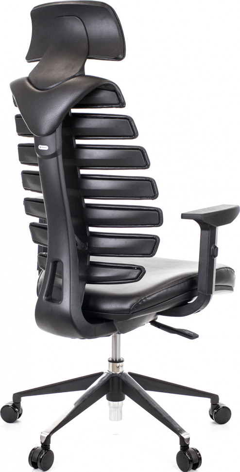 Кресло Everprof Ergo Black (Эрго Блэк) Экокожа Черный