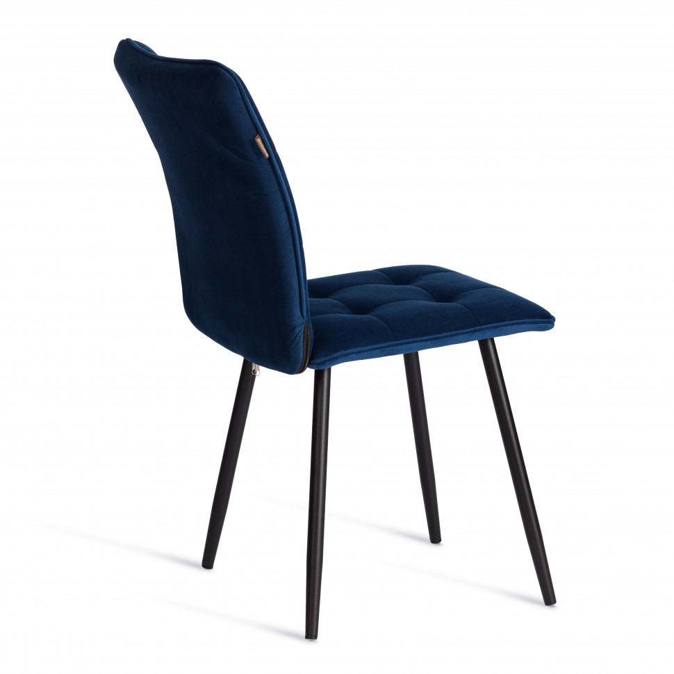 Стул обеденный Bari LT, велюр, Blue (синий), 41х55х89 см