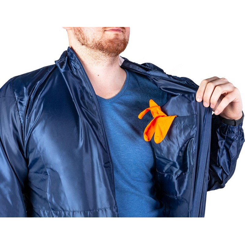 Комбинезон многоразовый защитный с капюшоном Jeta Safety JPC75b синий р. XL