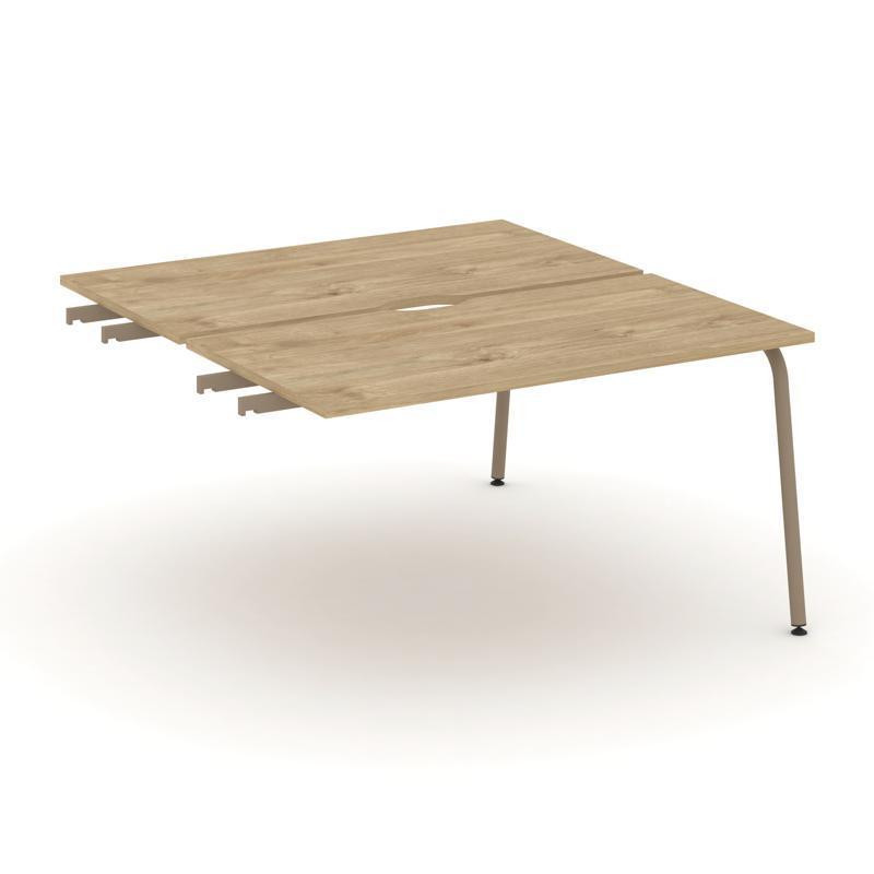 Estetica Двойной стол приставка к опор. тумбам ES.D.SPR-3-VK Тиквуд Светлый/Металл Латте 1380*1500*7 Estetica Двойной стол приставка к опор. тумбам ES.D.SPR-3-VK Тиквуд Светлый/Металл Латте 1380*1500*7