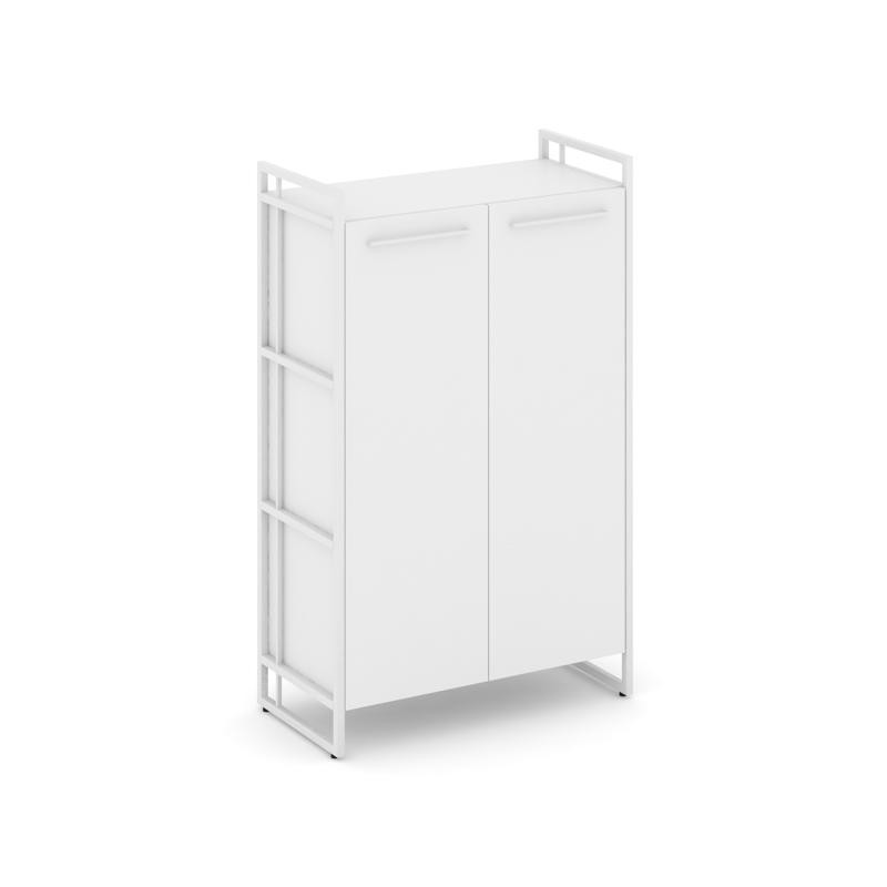 Rift Шкаф 3 ниши широкий RF.SS-31 Белый Бриллиант/Металл Белый/Белый Ручки 798*396*1286