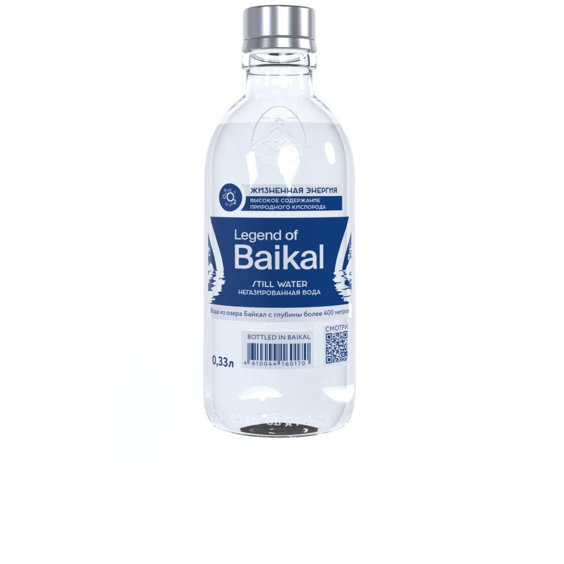 Вода питьевая LEGEND of BAIKAL природная негаз.,0,33л стекло (U)