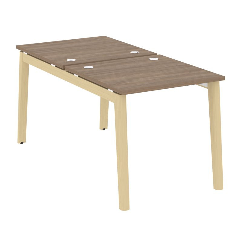 Onix Wood Рабочая станция OW.D.RS-2.0.8 Дуб Аризона/Дуб Светлый/Металл Белый 780*1635*750