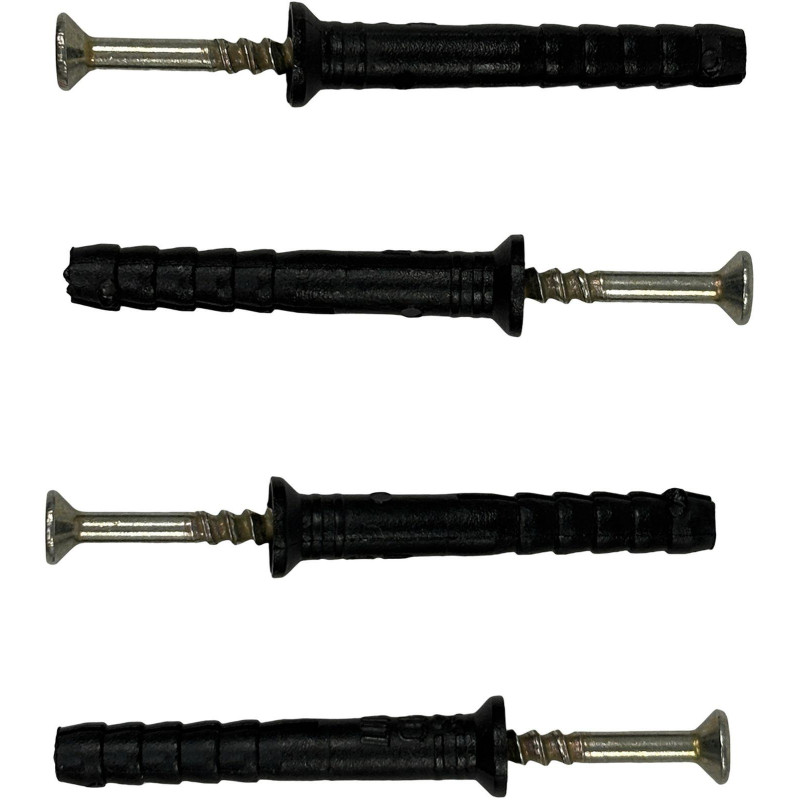 Вешалка настенная РЭ_H1031B, прямой гиб,3 крючка,черный (611040)