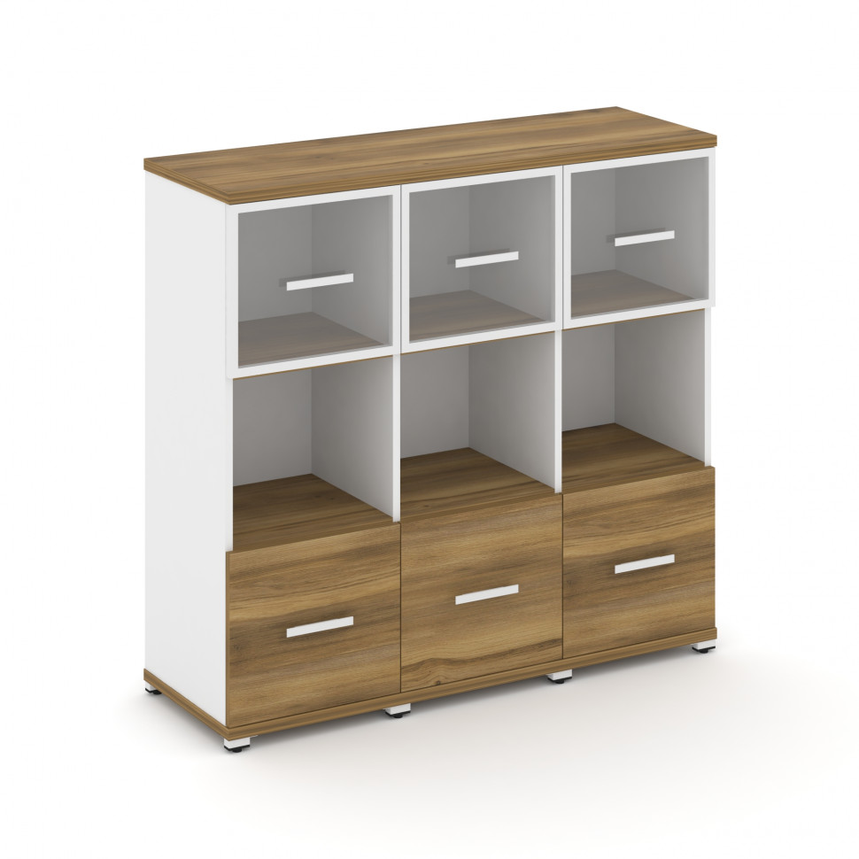 Concept Шкаф 3 узкие секции, 3 ниши CN.STU-335 RPW W Сандал Янтарный/Белый Бриллиант/Металл Белый/Пр Concept Шкаф 3 узкие секции, 3 ниши CN.STU-335 RPW W Сандал Янтарный/Белый Бриллиант/Металл Белый/Пр