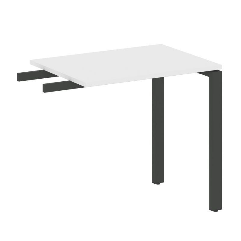 Metal System Приставной элемент на П-образном м/к БП.ПР-2 Белый/Металл Антрацит 800*600*750