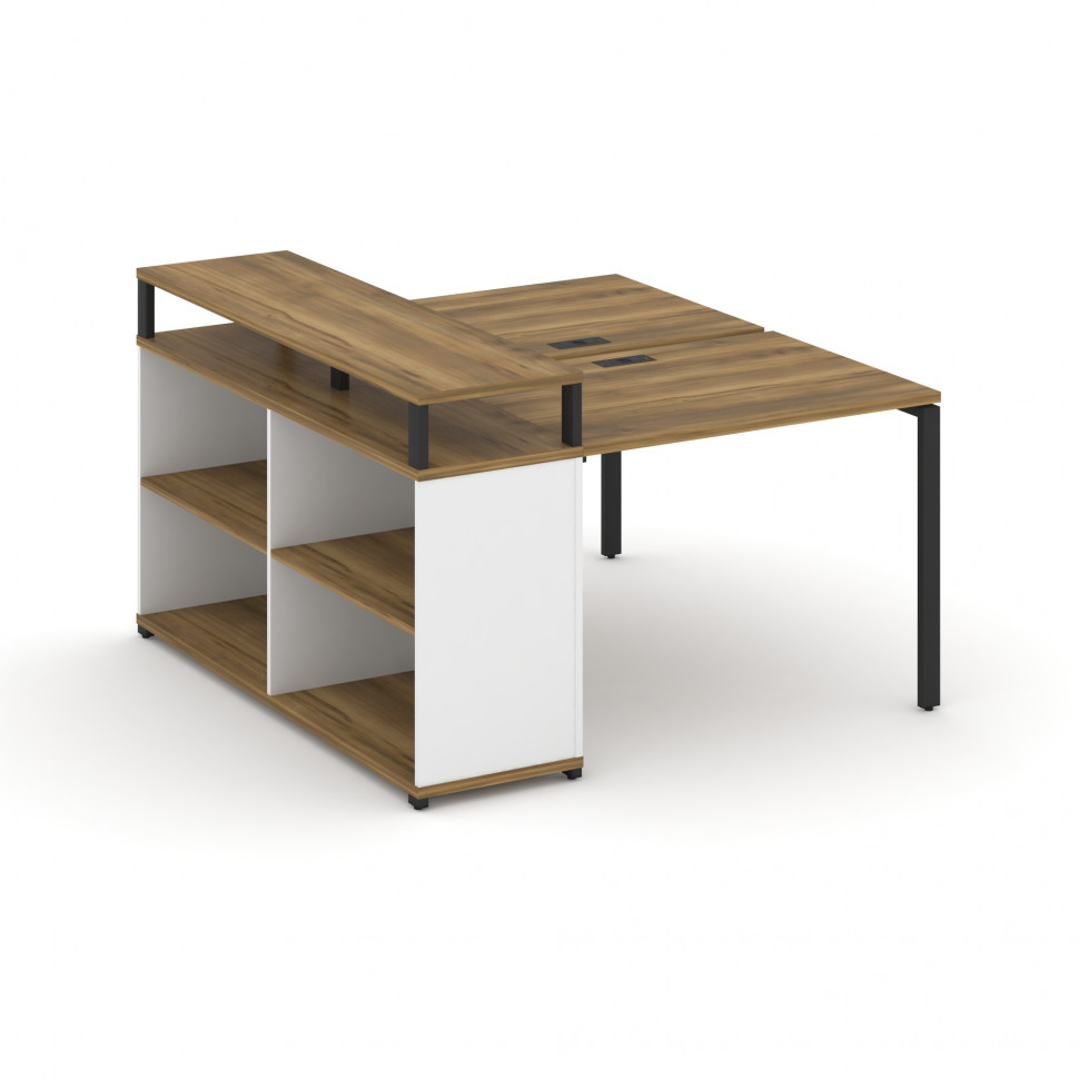 Concept Рабочая станция с опорным стеллажом с верх. горизонтом CN.DRS-205 Сандал Янтарный/Белый Бри Concept Рабочая станция с опорным стеллажом с верх. горизонтом CN.DRS-205 Сандал Янтарный/Белый Бри