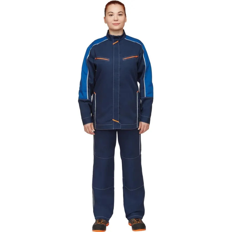 Куртка летняя жен. л34-КУ син/вас (р.52-54) 170-176 (мод.КУР224)