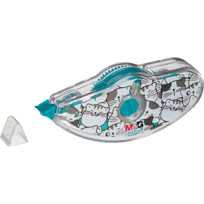 Корректирующая лента M&amp;G So Many Cats 5 мм x 6 м, ассорти, блистер