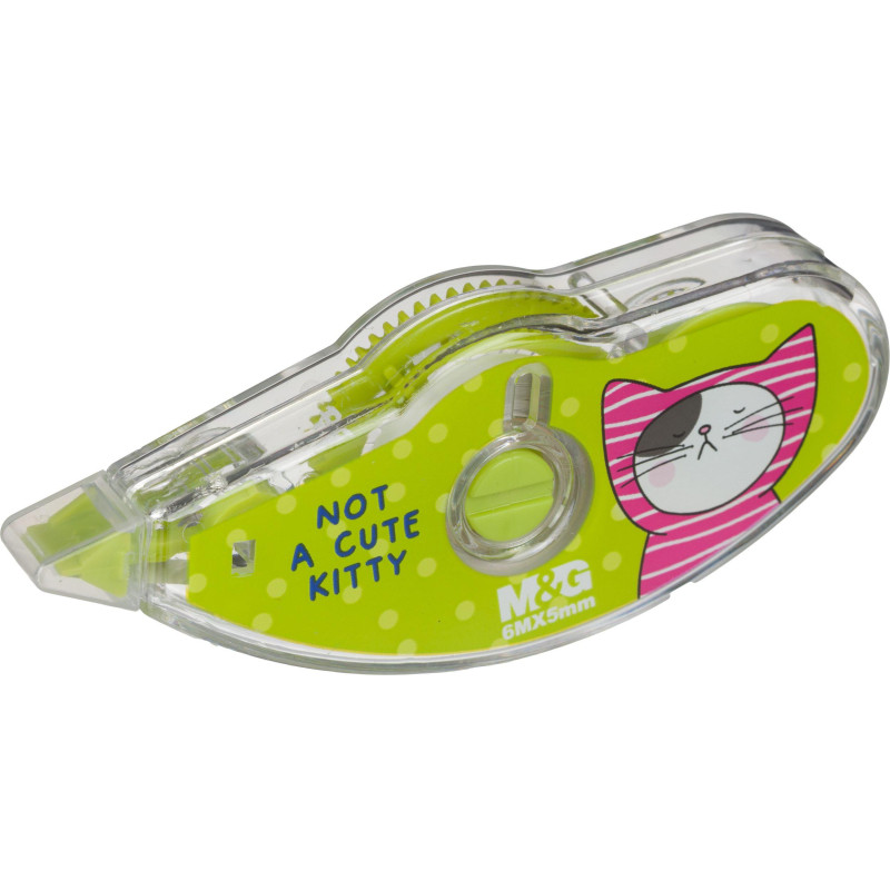 Корректирующая лента M&amp;G So Many Cats 5 мм x 6 м, ассорти, блистер