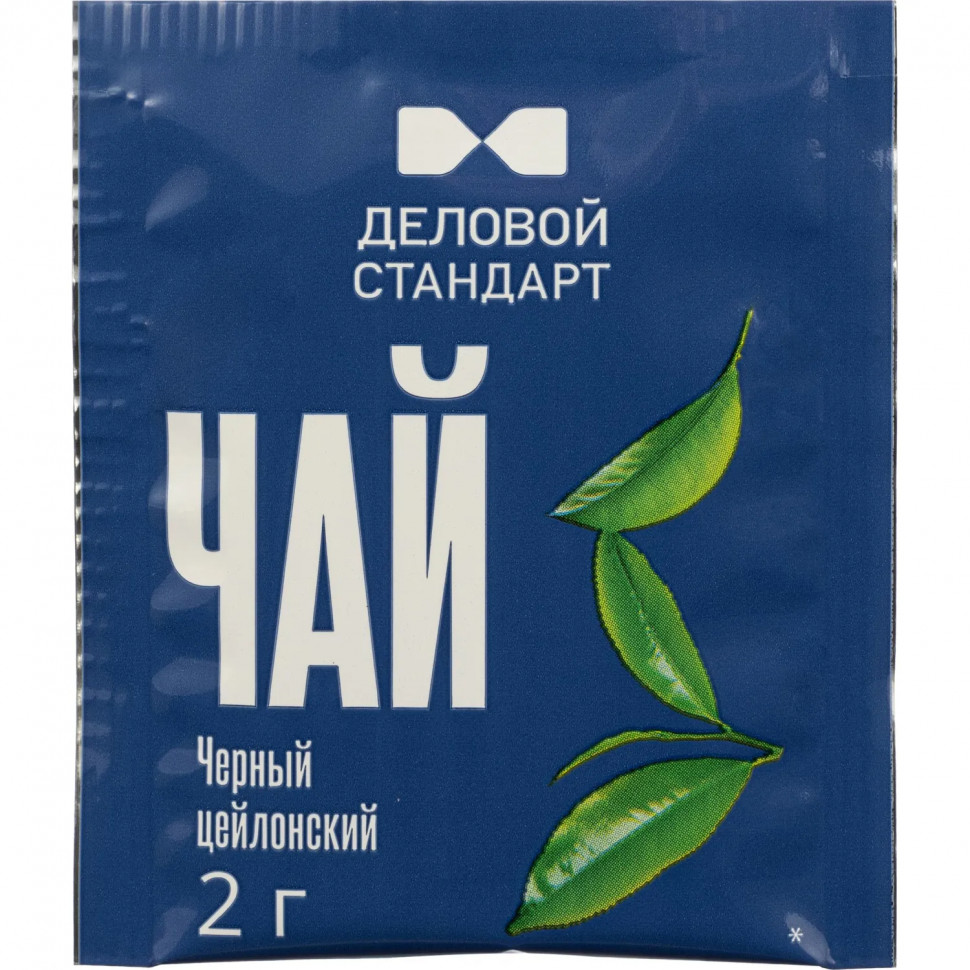 Чай Деловой Стандарт черный цейлонский 2гх100пак