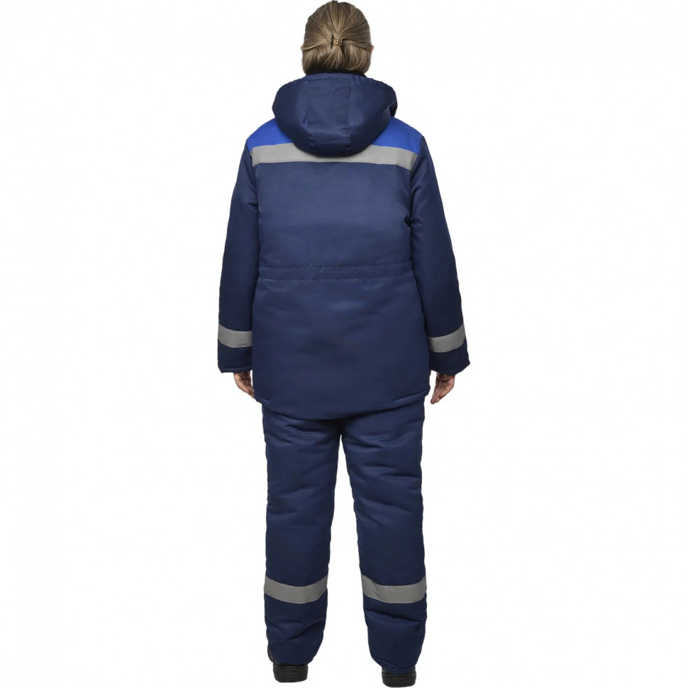 Куртка рабочая зимняя жен з32-КУ син/вас смес 40-42/170-176 (Арсенал-СП)