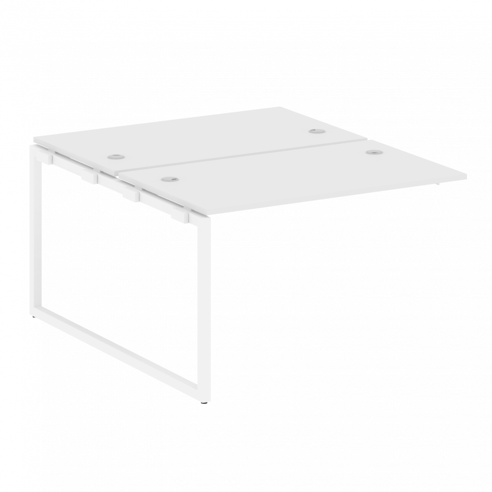 Metal System Quattro Проходной элемент рабочей станции на О-образном м/к 40БО.ПРС-СП-2.2 Белый/Метал Metal System Quattro Проходной элемент рабочей станции на О-образном м/к 40БО.ПРС-СП-2.2 Белый/Метал