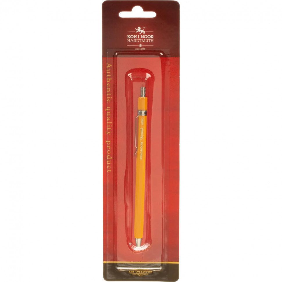 Карандаш механический цанг.VERSATIL 5201 2мм метал.желт,кл,бл 5201CN1004BL