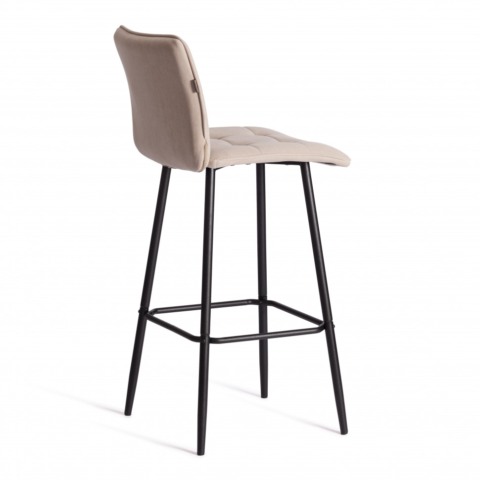 Барный стул  Bari/Бари велюр, бежевый, 7, 45х56х110 см