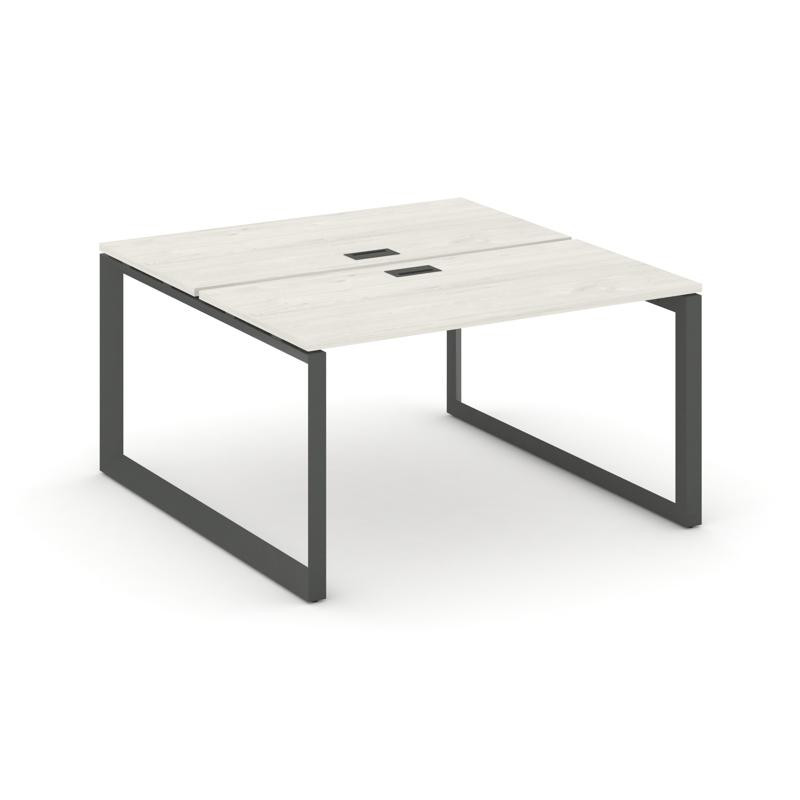 Style Project Рабочая станция двухсторонняя SN-59O.DRS-013 Дуб Наварра/Металл Антрацит/Черный Заглуш