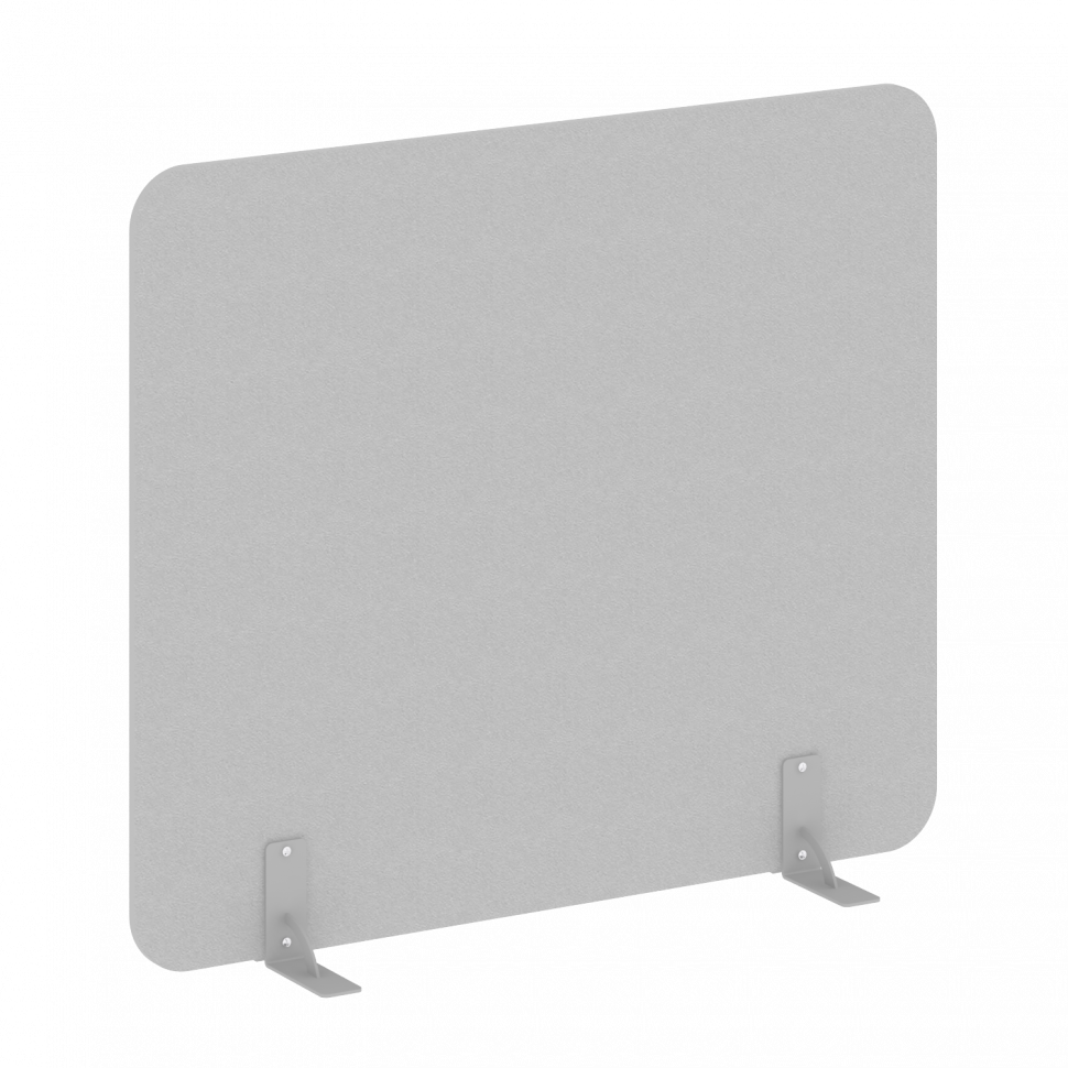 R-line Перегородки на металлических опорах на фетровых подпятниках DP.F-140-120 Серый/Металл Серый 1