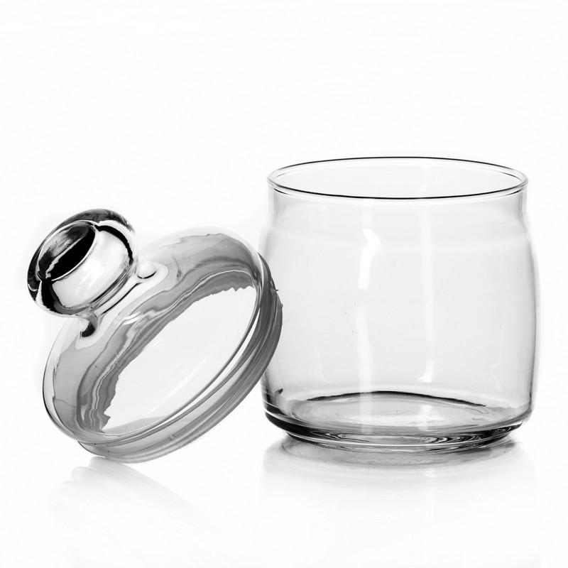 Банка для сыпучих продуктов стекло с крышкой CESNI 0.5 л