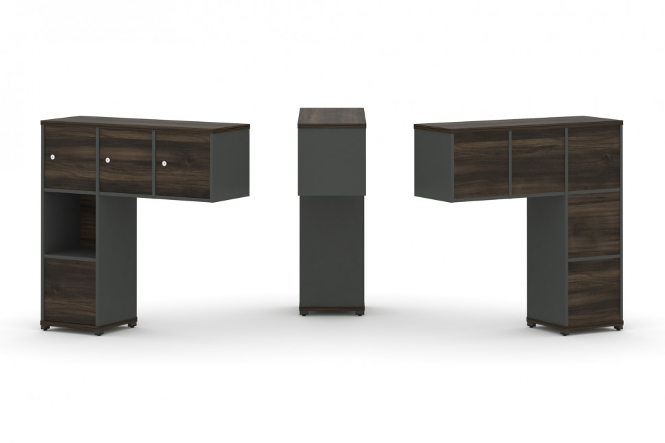 Concept Надставка низкая CN.ONN-006 Дуб Мали/Антрацит/Металл Антрацит 1099*365*1130 Concept Надставка низкая CN.ONN-006 Дуб Мали/Антрацит/Металл Антрацит 1099*365*1130